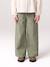 Wide Leg MorphologiK Trousers for Girls coral+grey green+khaki+old rose 