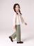 Wide Leg MorphologiK Trousers for Girls coral+grey green+khaki+old rose 