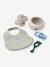 Mileah LIEWOOD silicone mealtime set grey blue+rosy 