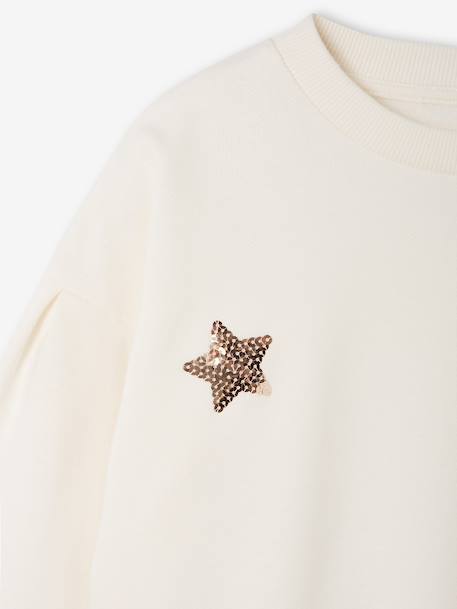 Christmas sweatshirt gift set for girls ecru 