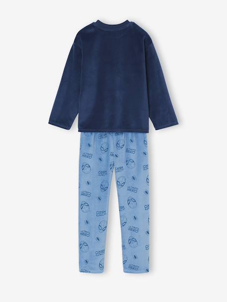 Spiderman velour pyjamas for boys azure 