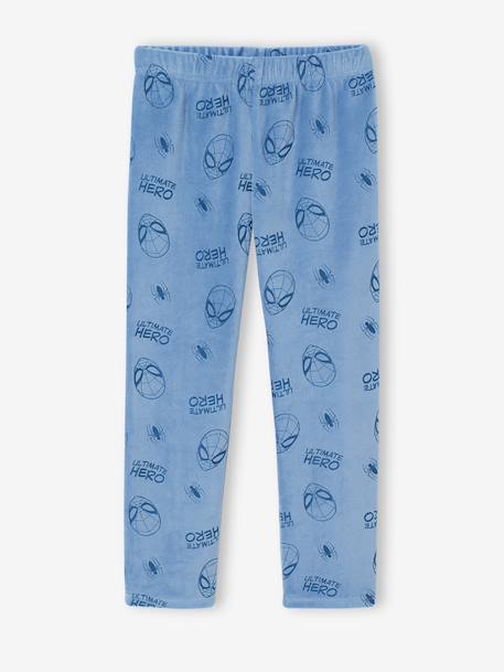Spiderman velour pyjamas for boys azure 