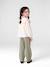 Wide Leg MorphologiK Trousers for Girls coral+grey green+khaki+old rose 