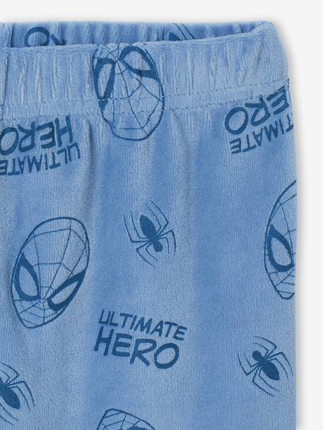 Spiderman velour pyjamas for boys azure 