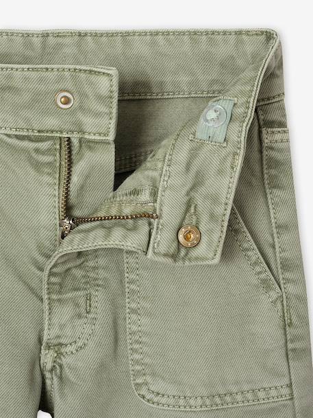 Wide Leg MorphologiK Trousers for Girls coral+grey green+khaki+old rose 