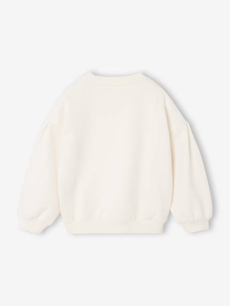 Christmas sweatshirt gift set for girls ecru 