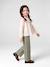 Wide Leg MorphologiK Trousers for Girls coral+grey green+khaki+old rose 