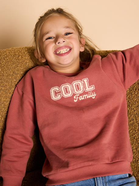 Sweatshirt for kids terracotta 