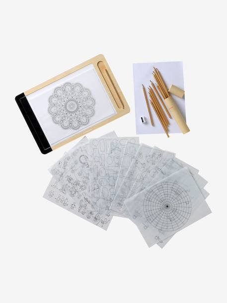 FSC 100% wooden light-up drawing tablet wood 
