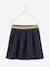 Wide Skirt with Iridescent Details, for Girls Dark Blue 