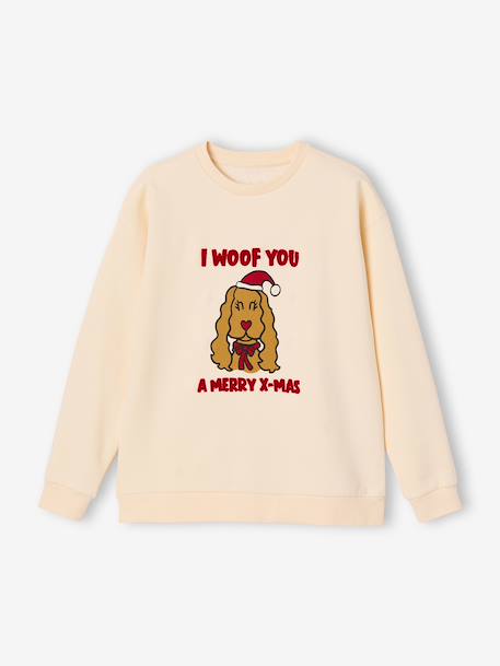 Women's Christmas sweatshirt Family Capsule vanilla 