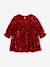 Long-sleeved dress for baby girls red 