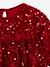 Long-sleeved dress for baby girls red 