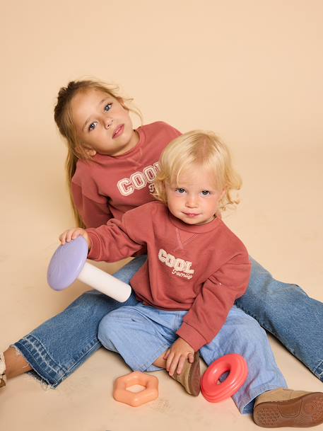 Long-sleeved baby Sweatshirt terracotta 