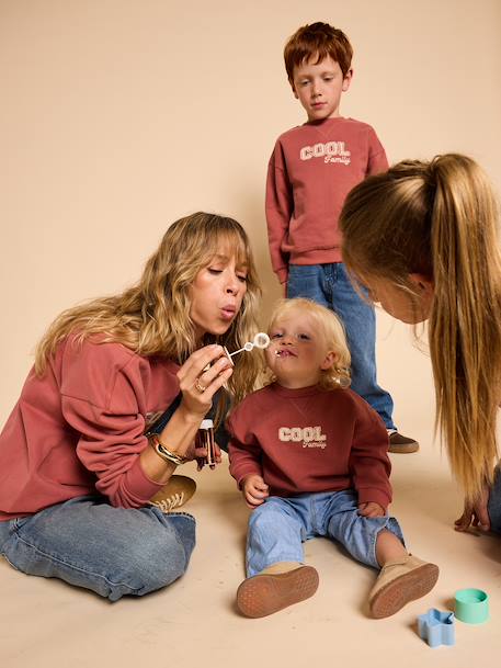 Long-sleeved baby Sweatshirt terracotta 
