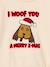 Christmas sweatshirt for girls vanilla 