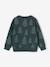 Christmas sweatshirt for boys dark green 
