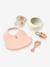 Mileah LIEWOOD silicone mealtime set grey blue+rosy 