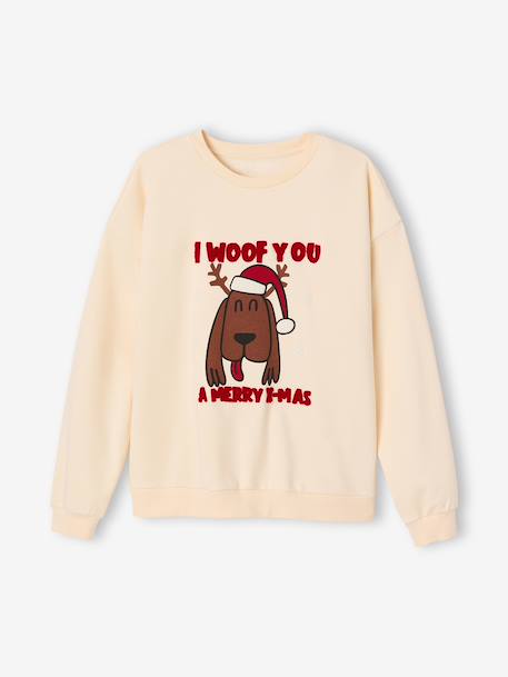 Men's Christmas sweatshirt vanilla 