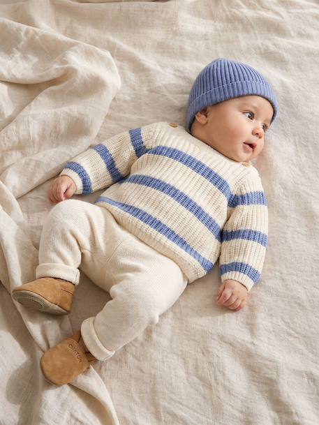 3-piece knitwear set for newborn boys blue 