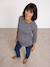 Maternity and nursing T-shirt navy blue 