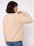 Maternity jacket with an adaptable fit ecru 