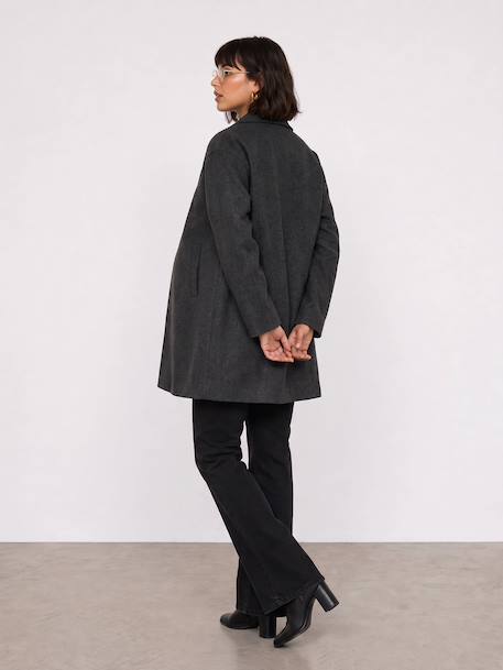 Maternity and baby carrier coat anthracite 