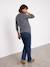 Maternity and nursing T-shirt navy blue 