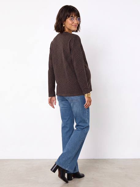 Wide Leg Jeans for Maternity 6439+brut denim+stone 