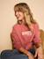 Women's crew neck sweatshirt terracotta 