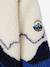 Sherpa jacket with long sleeves and zip fastening for boys ecru 