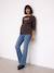 Wide Leg Jeans for Maternity 6439+brut denim+stone 