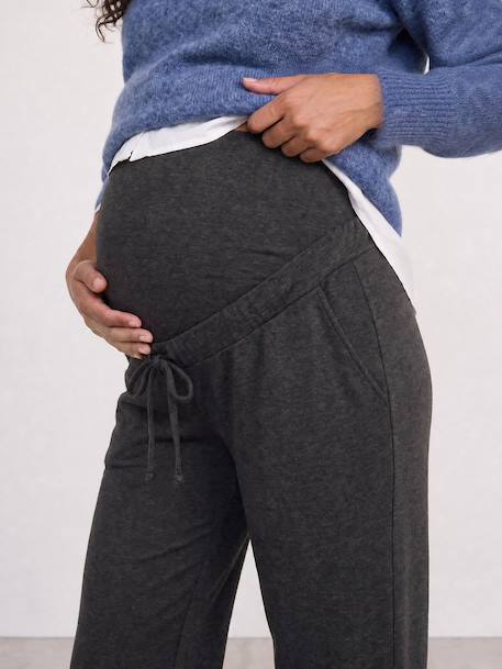 Maternity knit trousers grey 
