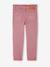 Slim trousers for girls ink blue+mauve 