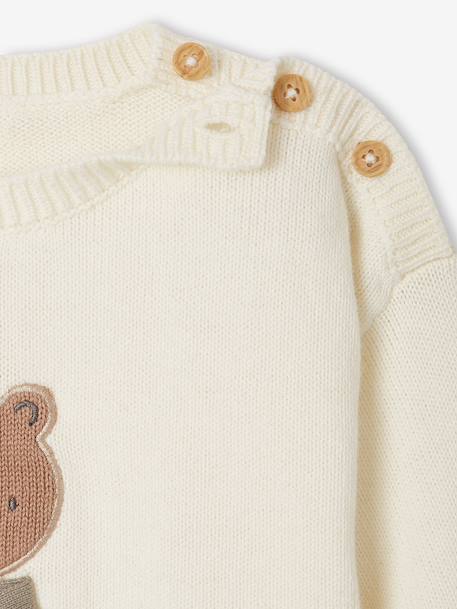 Newborn knitwear jumper ecru 