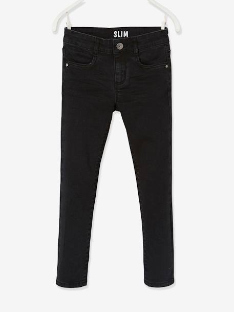 Slim jeans MorphologiK medium hips for girl Washed Black 