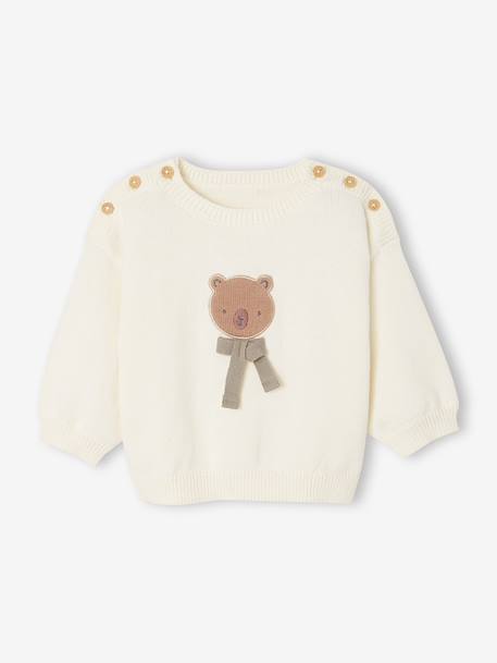Newborn knitwear jumper ecru 