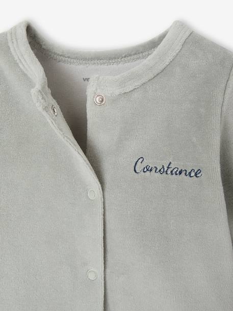 Pack of 2 newborn long-sleeved pyjamas sage green 