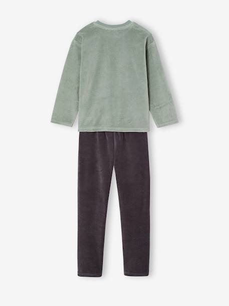Pokémon velour pyjamas for boys sage green 