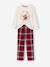 2-piece Christmas pyjamas for girls ecru 