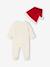 Newborn sleepsuit with hat ecru 