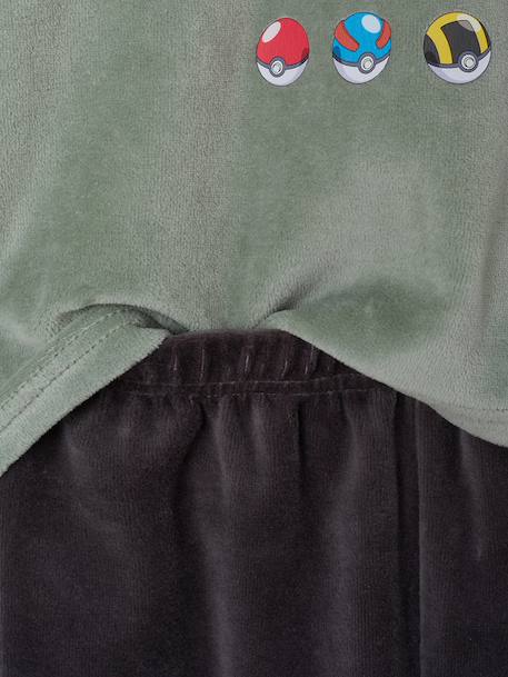 Pokémon velour pyjamas for boys sage green 
