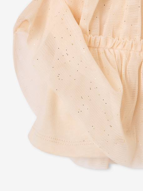 Tulle dress for baby girls gold 