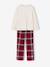 2-piece Christmas pyjamas for girls ecru 