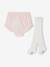 Bloomer and tights set for newborns pale pink 