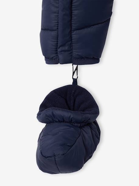 Newborn pramsuit navy blue 