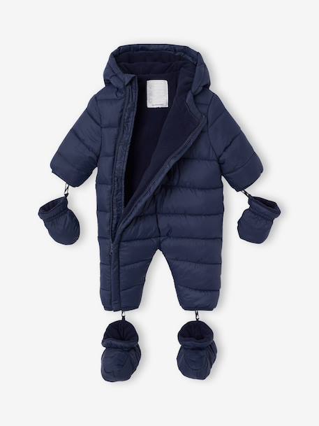 Newborn pramsuit navy blue 