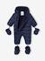 Newborn pramsuit navy blue 
