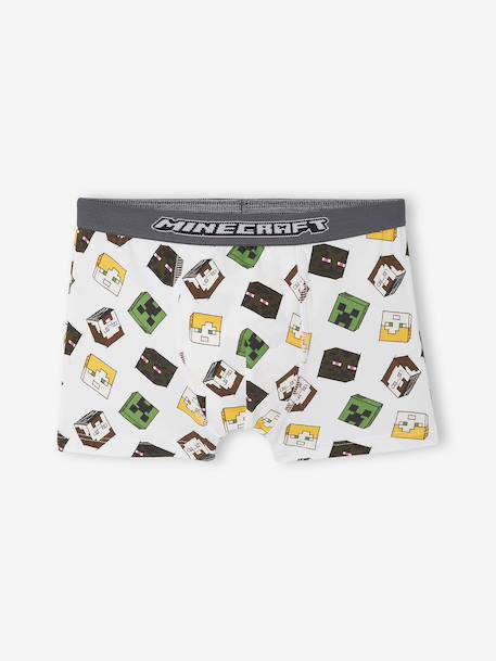 Pack of 5 Minecraft boxer shorts for boys anthracite 