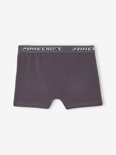 Pack of 5 Minecraft boxer shorts for boys anthracite 